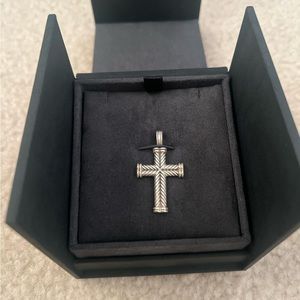 David Yurman Chevron Cross Pendant